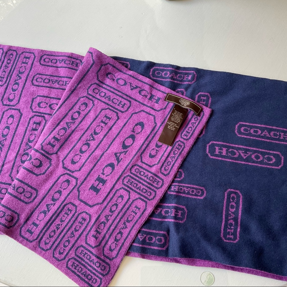 Coach Knit Scarf